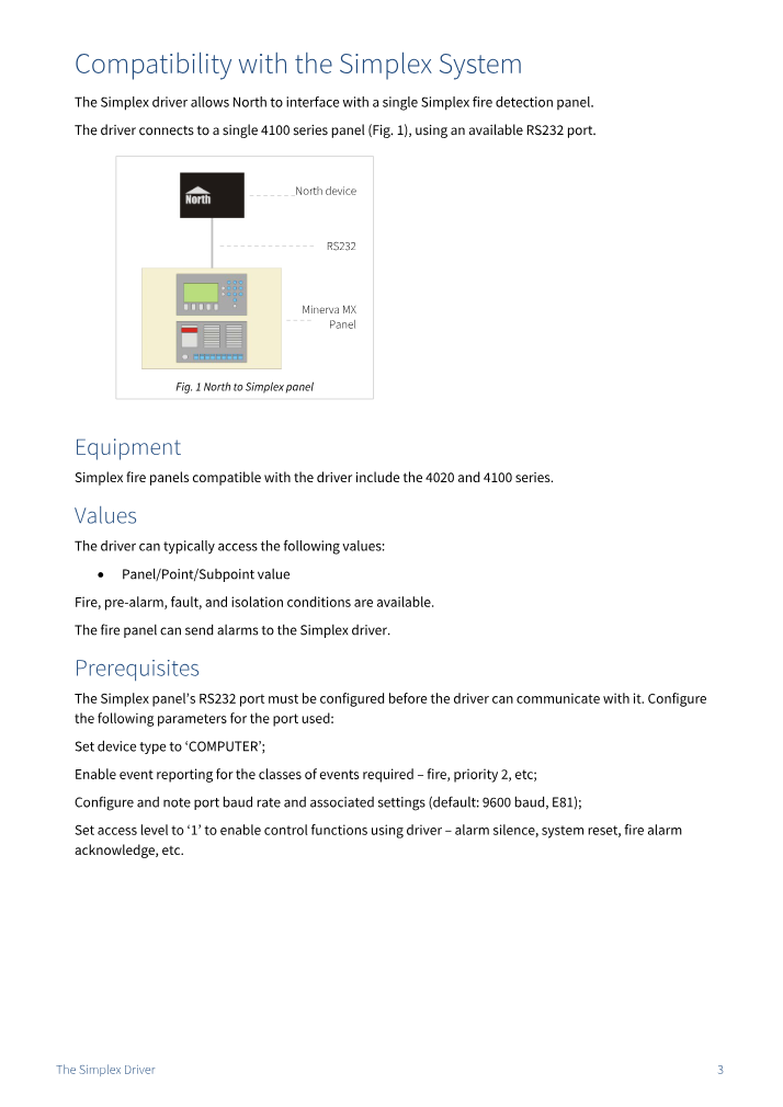 Preview thumbnail of page 3 of the Simplex Driver Manual PDF document.